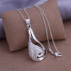 Sterling Silver Charm Pendant Necklace