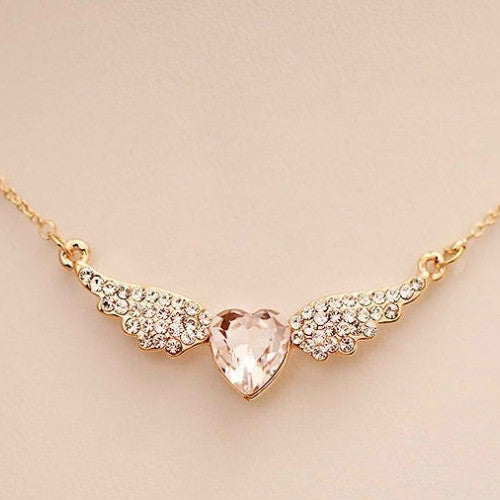 Heart Shape Necklaces Short Chain