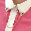 Metal Eyes Shape Collar Chain Pins