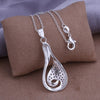 Sterling Silver Charm Pendant Necklace
