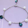 Ocean Blue Crystal Anklet Bracelet