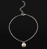 Simple Pearl Chain Anklet