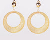 Gold Hollow Out Statement Earrings