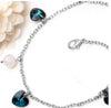 Ocean Blue Crystal Anklet Bracelet